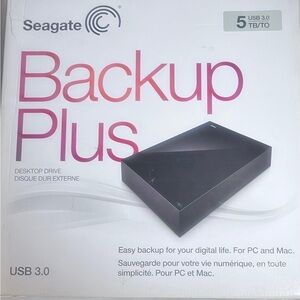 Seagate Backup Plus 5TB External Hard Drive